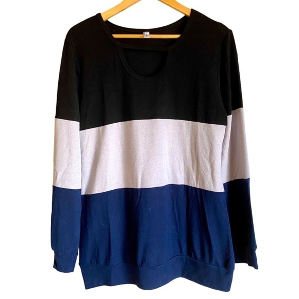 Leo Rosi Color Block Sweater - Picture 3 of 6